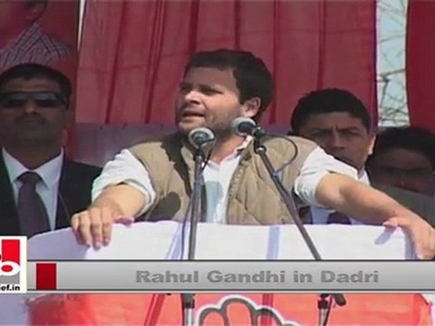 Rahul Gandhi in Dadri urges people to elect a Congress Government in UP