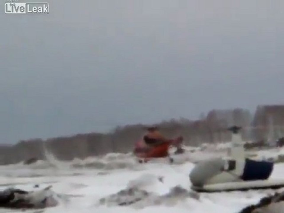 Rusya'da helikopter kazası...