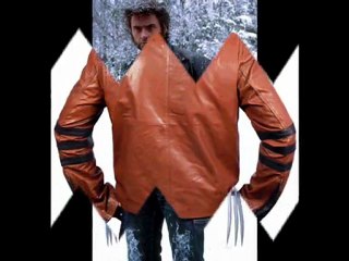 Xman Wolverine (brown) leather jacket- Hugh Jackman