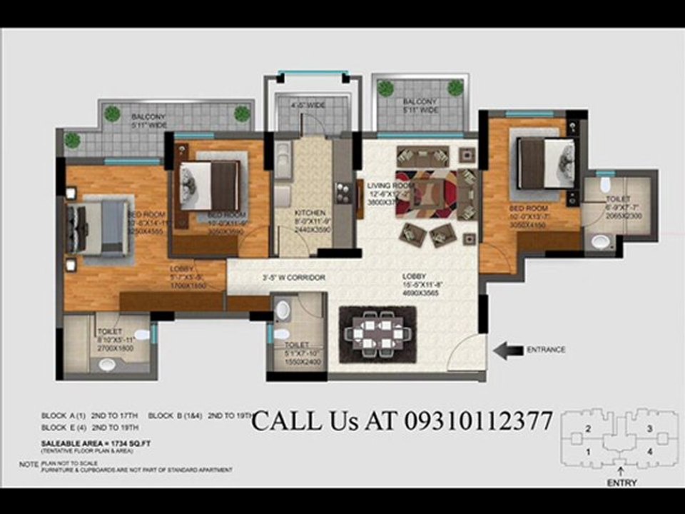 DLF Regal Gardens Sector 90 Gurgaon Call @ 09310112377