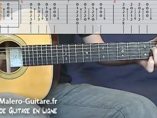 Video-Tab "Foule Sentimentale" - Cours Malero-Guitare.fr
