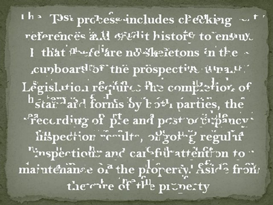 True Purpose of Property Management Starts with the Right Tenant