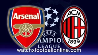 watch Arsenal vs Milan football live online 6March 2012