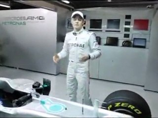 F1 - Nico Rosberg spiega la sua Mercedes W03