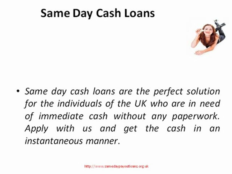 Same Day Payout Loans