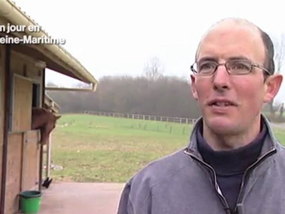 Portrait de Cyril Benet et sa jument Shayne