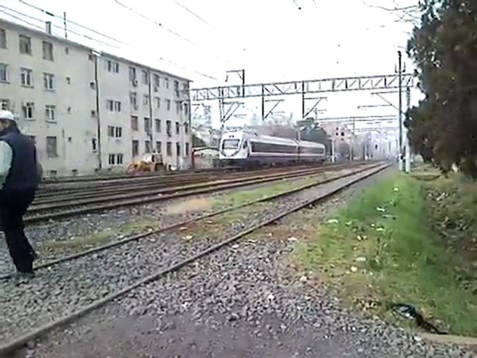 Muratlı istasyondan kalkan Tekirdag Treni