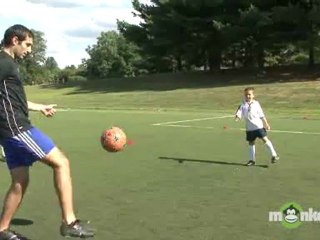 Soccer Skills for Kids - Two Touch Passing to a Partner