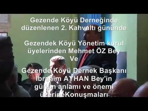 Gezende Köyü Dernek Kahvaltısı 2