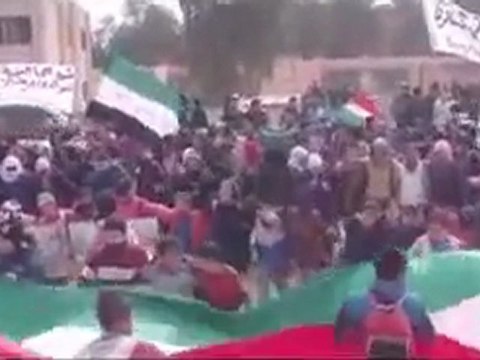 فري برس قامشلو حي قناة السويس مظاهرة طلابية الثلاثاء 6 3 2012