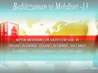 BEDİÜZZAMAN VE MEHDİYET