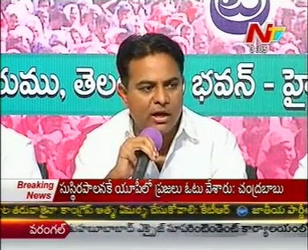 KTR Fires On Chandrababu Naidu