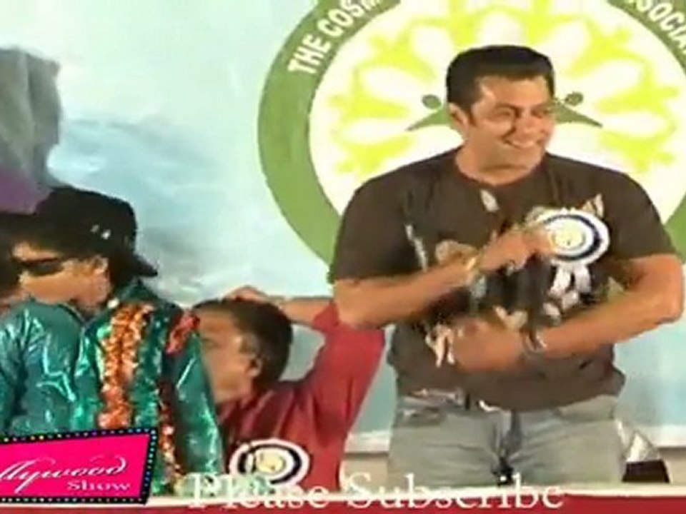 Handsome Salman Khan  With Child @ Versova in A Function
