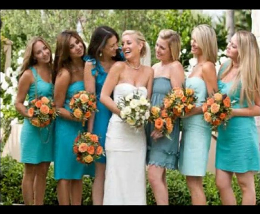 Tiffany Blue Bridesmaid Dresses