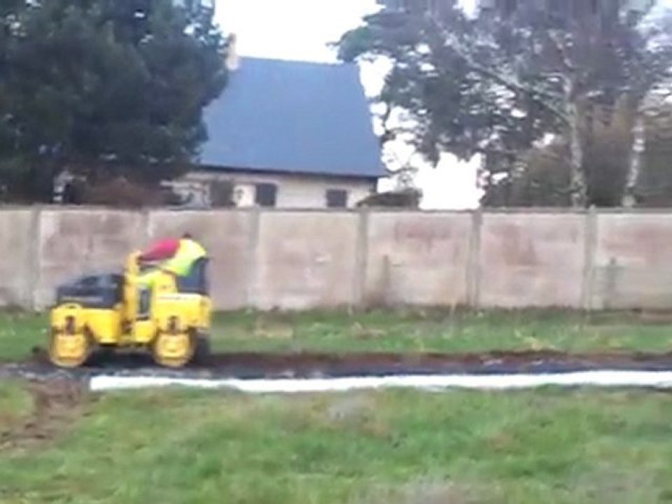 Mise en place du grattage de route