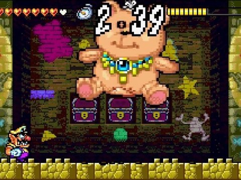 Walkthrough Wario Land 4 (16) : Bonne nuit mon petit Nounours