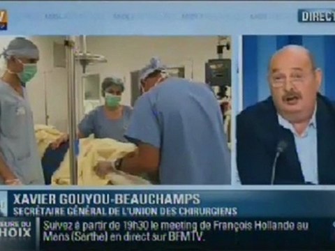 Dépassements d'honoraires BFMtv Xavier GOUYOU BEAUCHAMPS