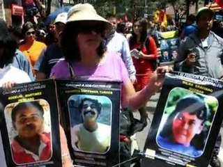 Bogotá: marcha por restitución de tierras