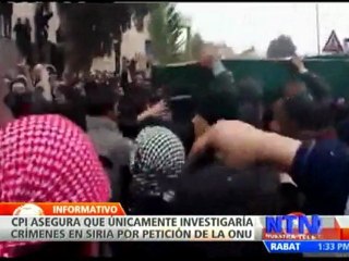 CPI solo investigará crímenes en Siria por autorización o solicitud de la ONU – NTN24.COM