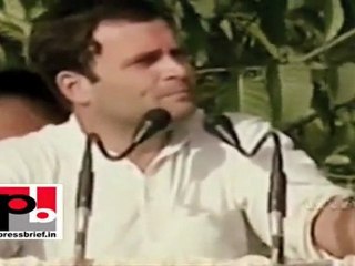 Rahul Gandhi in UP talks about Mulayam’s promise to convert Bundelkhand to Israel