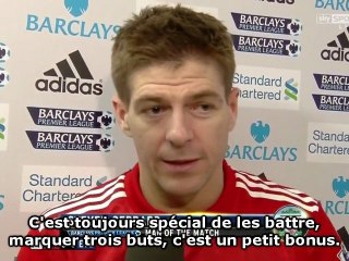 Gerrard remercie Luis Suarez après son triplé