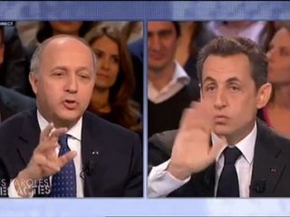Sarkozy tacle Fabius quand il comparait Hollande à une fraise des bois