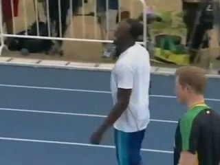 Prens Harry, Usain Bolt'a Karşı