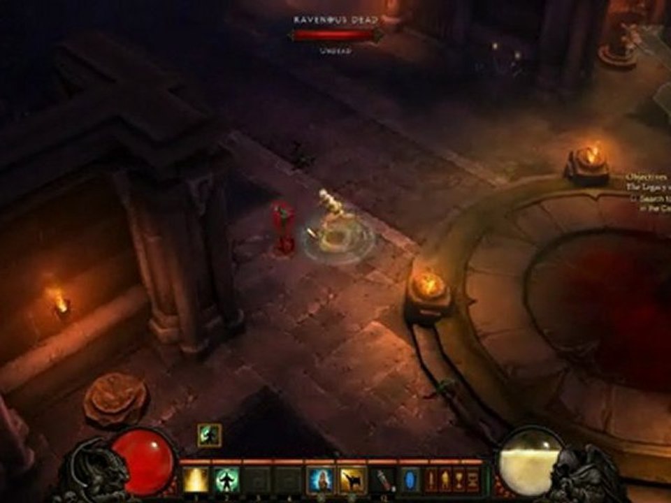 Moine - Sorts et Runes lvl 13 sur la Bêta de Diablo 3