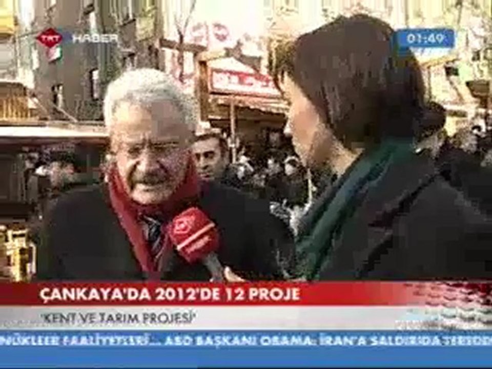 Çankaya Belediye Başkanı Bülent Tanık, 12 önemli proje hakkında bilgiler veriyor
