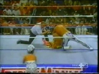 Ultimate Warrior vs Machoman WM7 (commento di Dan Peterson) parte 2 di 4