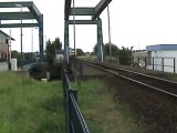 Dispolok ER20 Nord Ostsee Bahn verläßt am Hafen Bf Husum Richtung Süden