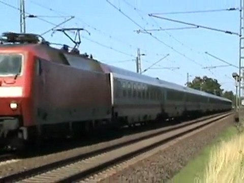 BR120 mit IC bei Bornheim von Köln nach Koblenz