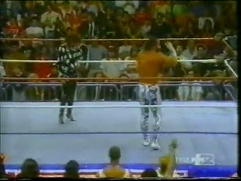 Ultimate Warrior vs Machoman WM7 (commento di Dan Peterson) parte 4 di 4