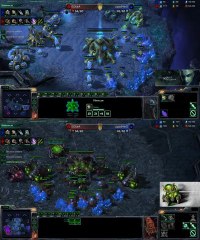 [SC2] LiquidHerO (P) Vs EgIdrA (Z) : Views of 2 players Starcraft II :