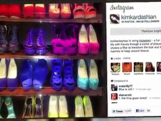Kim Kardashian's Famous Shoe Collection