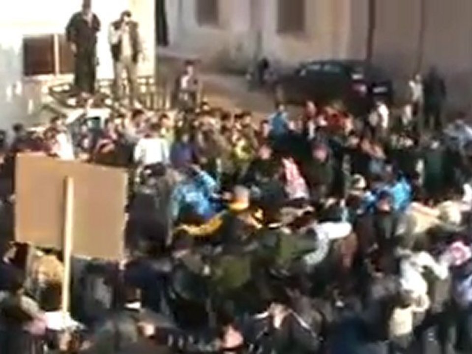 فري برس حمص مظاهرة عصرية ديربعلبة 6 3 2012