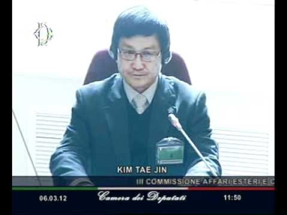 Roma - Audizione di attivisti per i diritti umani nella Corea del Nord (06.03.12)