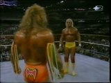 Hulk Hogan vs Ultimate Warrior WM 6 (commento di Dan Peterson) parte 1 di 3