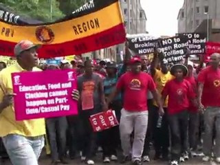 Tens of thousands of South Africans march against toll roads