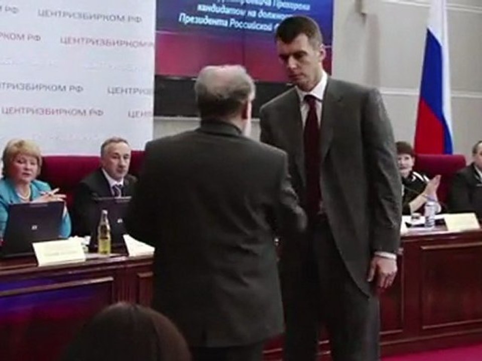 Putin convida Prokhorov a formar governo