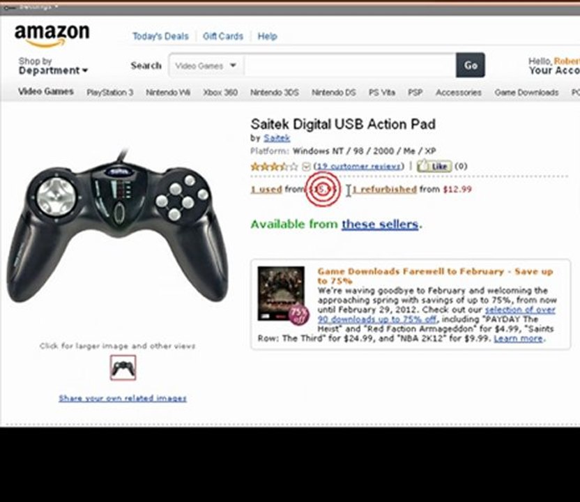 PC Game Pad - USB Game Pads - USB Gamepad - Saltek