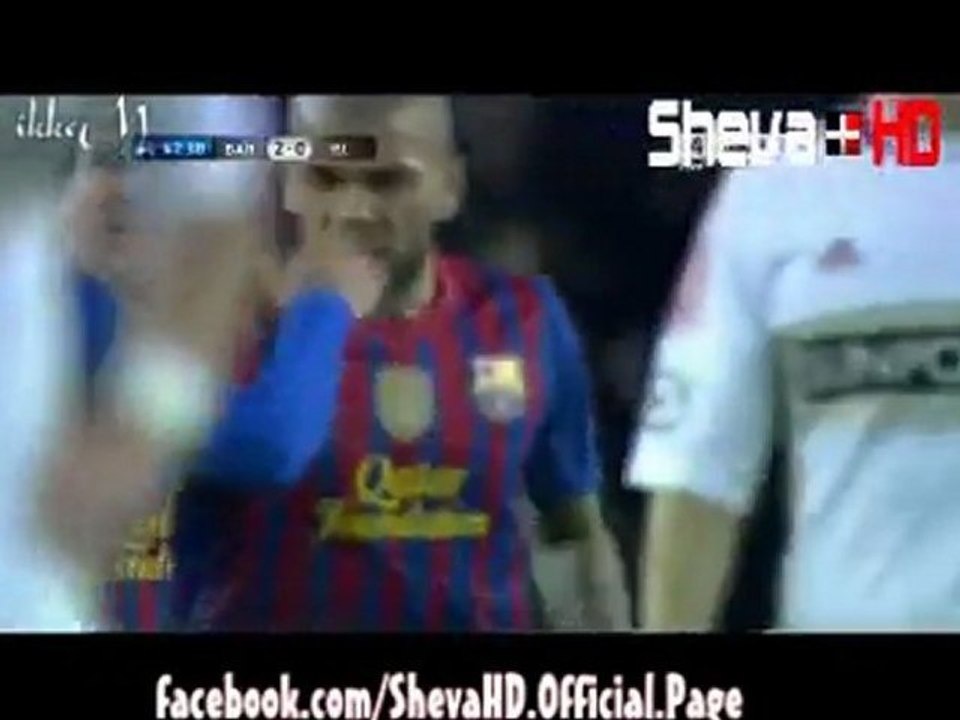 Barcelona vs Bayer Leverkusen 2-0 Goal Messi 43' | Champions League 07.03.2012