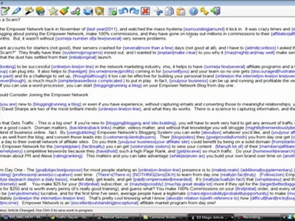 Is Traffic Geyser just for Video Submission or Articles Too?