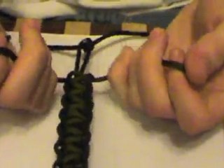 Paracord Rattlesnake Keychain