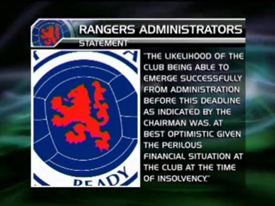 Il fair play finanziario costa l'Europa ai Rangers