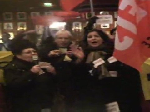 Occupation du Fouquet's par les Chômeurs et les Précaires - 7 mars 2012 - Actuchomage