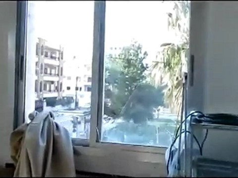 فري برس حمص حي الإنشاءات اقتحام و تدمير مشفى الحكمة من قبل كتائب و عصابات الأسد 7 3 2012