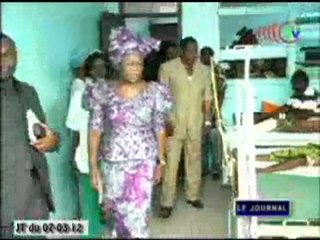 La première dame fait la ronde des hôpitaux de Brazzaville