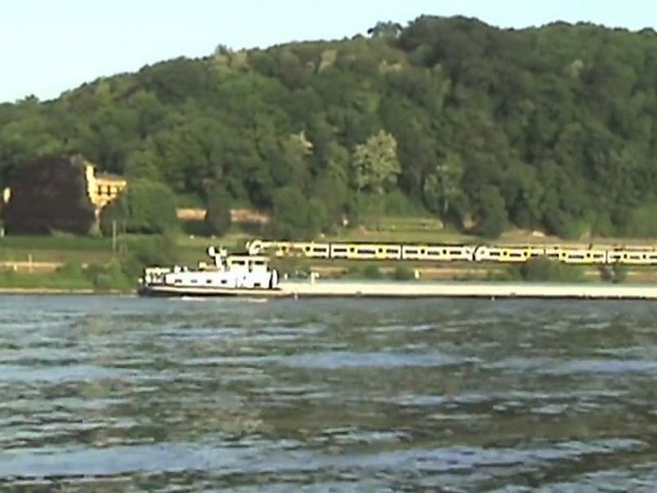 BR101, BR644 Talent, BR460 Desiro, BR146 und ICE I und viele Rheinschiffe