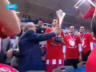 olympiakos vs pao 68-64 2009-10 cup final